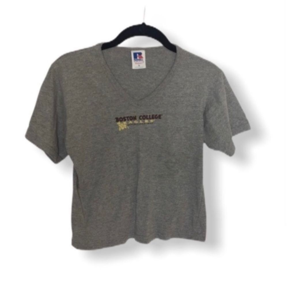Russell Athletic Vintage Russell Athletic Boston College Eagles Cropped V-Nec Size S / US 4 / IT 40 - 2 Thumbnail