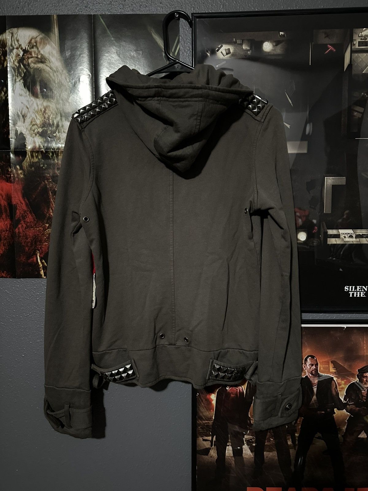 Other 2000s twisted heart studded zip up Size US XS / EU 42 / 0 - 3 Thumbnail