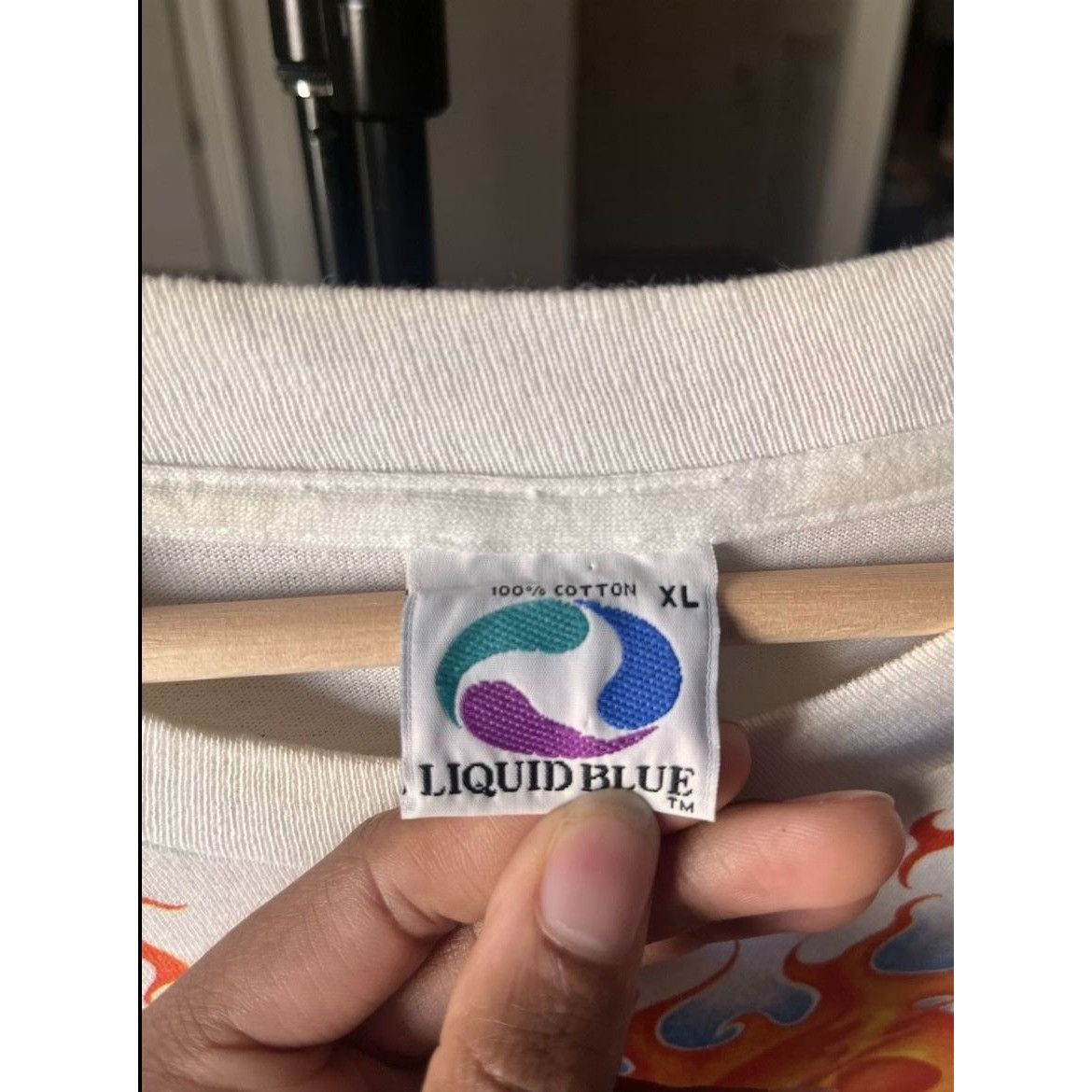 Grateful Dead × Liquid Blue GRATEFUL DEAD VINTAGE 1990S SINGLE STITCH AOP TIE DYE SHIRT Size US XL / EU 56 / 4 - 12 Thumbnail