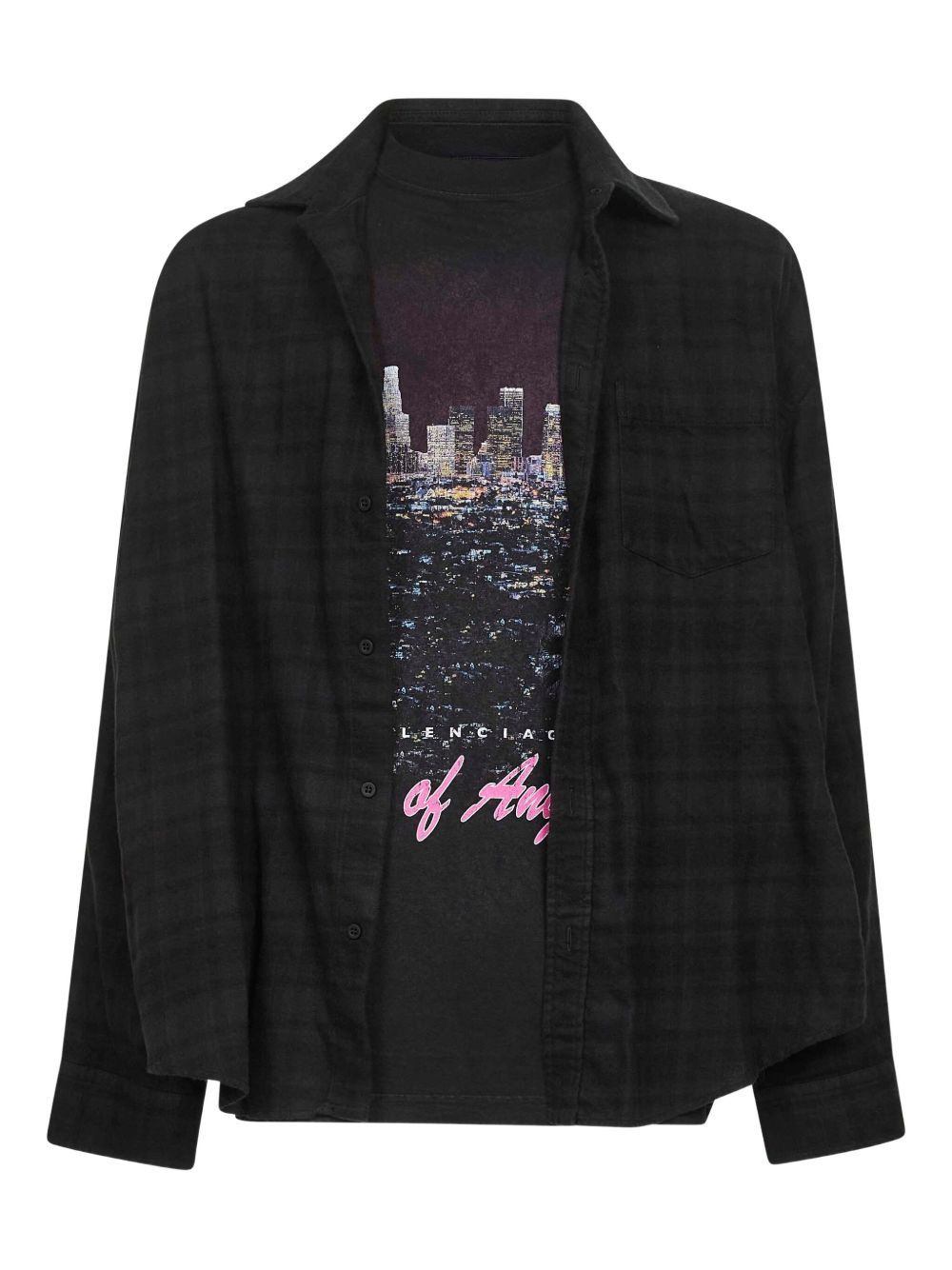 Balenciaga LAYERED COTTON SHIRT Size US S / EU 44-46 / 1 - 1 Thumbnail