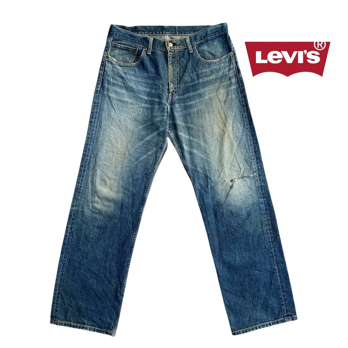Levi's Vintage Clothing Vintage Levis Grunge Rusty Faded Distressed Denim W35 Size US 35 - 1 Thumbnail
