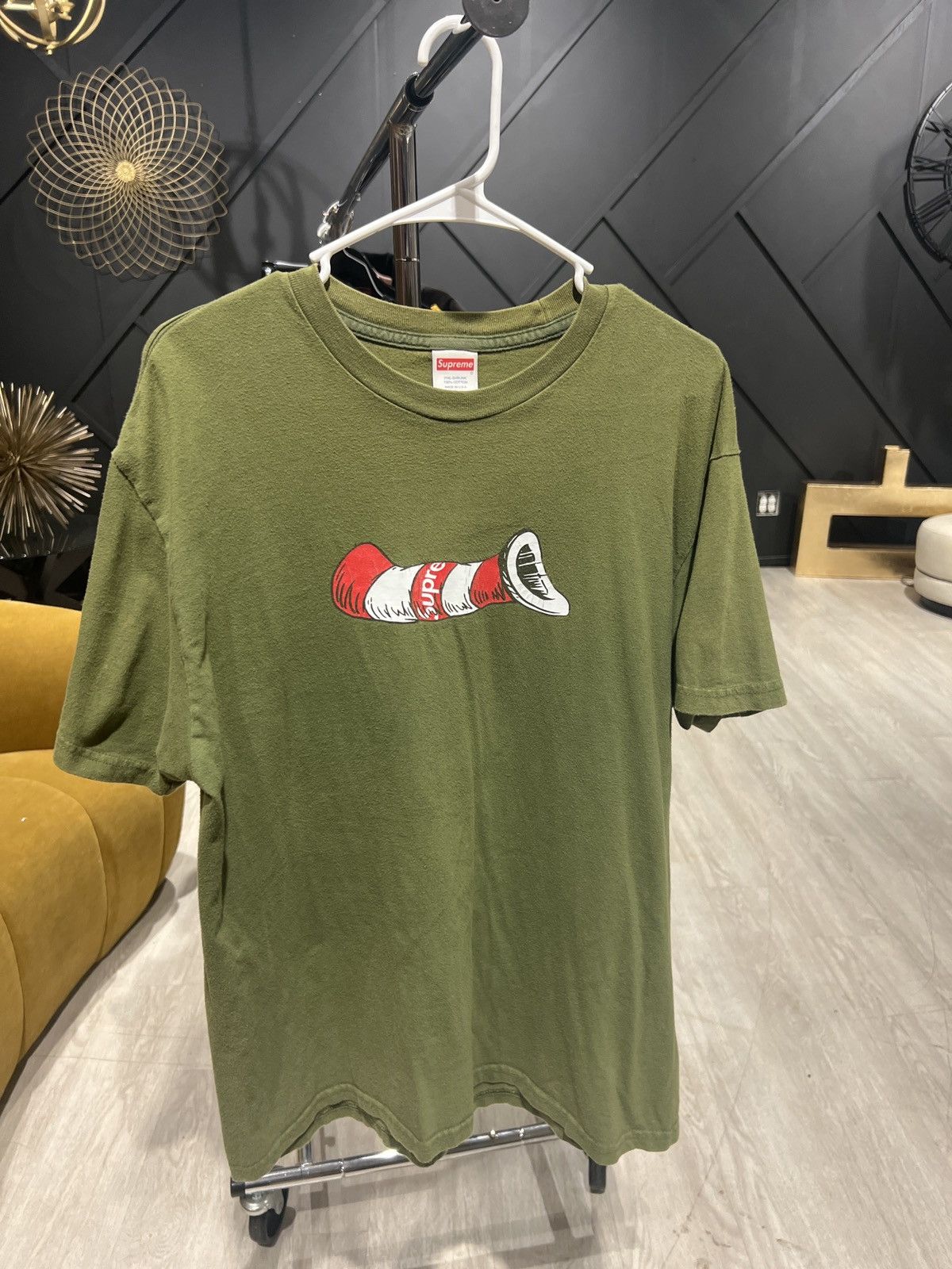 Supreme Dr. Seuss supreme Collab cat in the hat T shirt Grailed