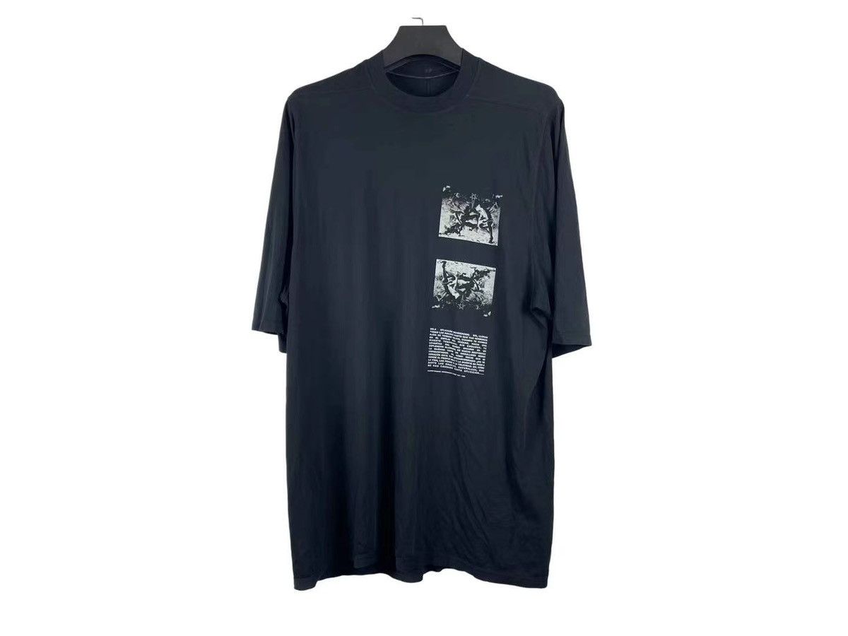 Rick Owens Drkshdw Rick Owens DRKSHDW Printed Tee Size US M / EU 48-50 / 2 - 1 Thumbnail