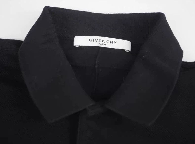 Givenchy Givenchy FW15 Black Embroidered Dog Head Short Sleeve Polo Size US S / EU 44-46 / 1 - 5 Thumbnail