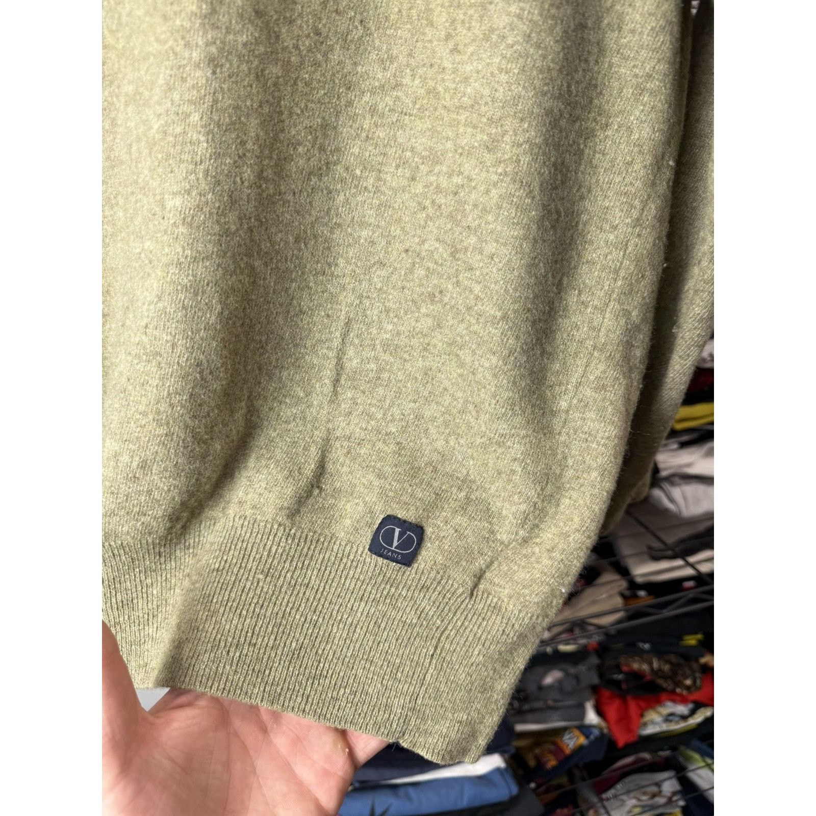 Valentino Rare! Vintage 80-90’s Valentino Jeans Wool Sweater Retro Size US S / EU 44-46 / 1 - 4 Thumbnail