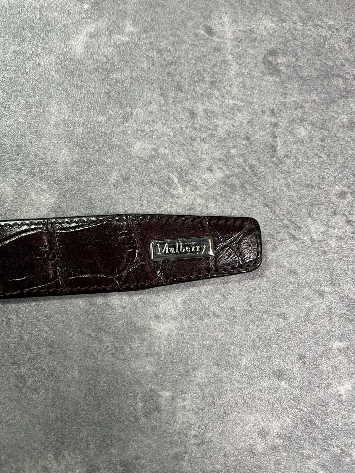 Mulberry MULBERRY Brown Leather Belt 90 / 36 Size 36 - 9 Thumbnail