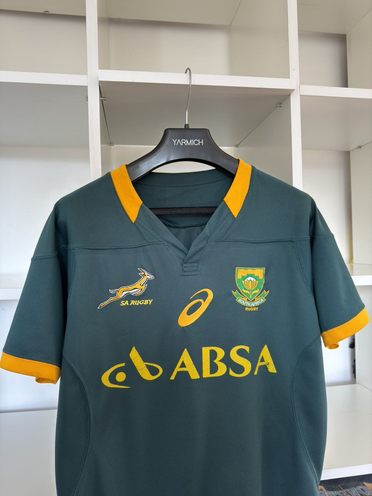 Asics Vintage South Africa Asics Springbok Jersey National Team Size US M / EU 48-50 / 2 - 3 Thumbnail