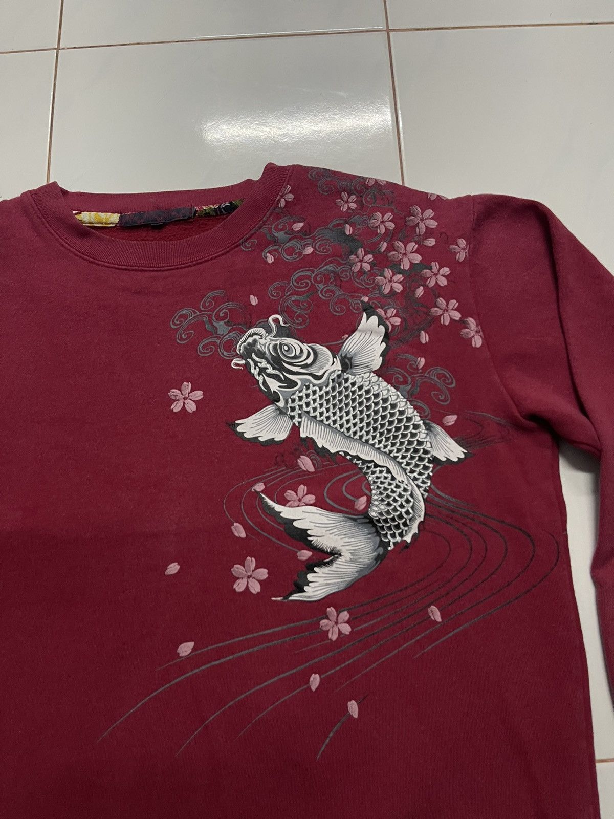 Karakuri Tamashii 2000s SUKAJAN FISH KOI RARE DESIGN DISTRESSED Size US L / EU 52-54 / 3 - 6 Thumbnail