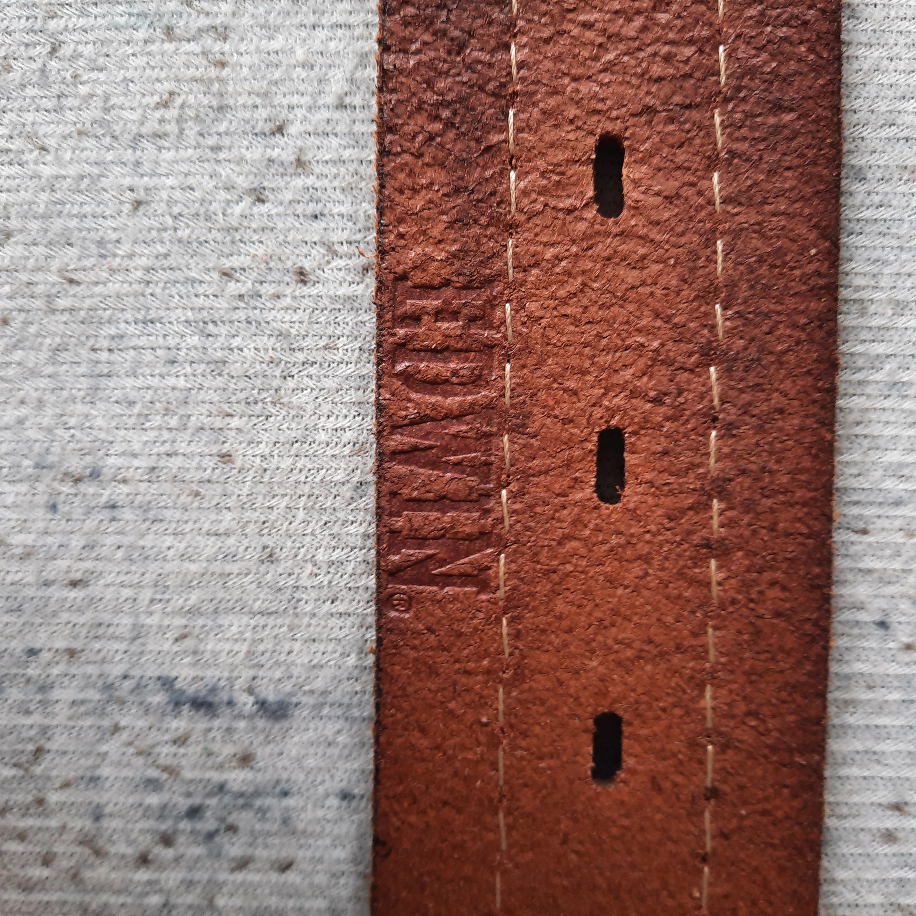 Edwin ☄️ Edwin jeans rainbow stitching craft leather belt Size ONE SIZE - 6 Thumbnail