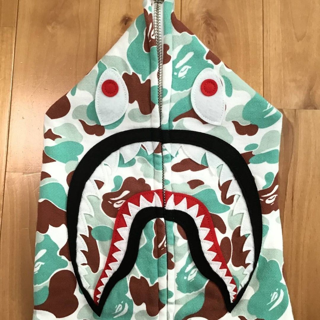 Bape 2024 🔥Sendai Store Camo🔥 BAPE shark full zip hoodie APE Size US M / EU 48-50 / 2 - 4 Thumbnail