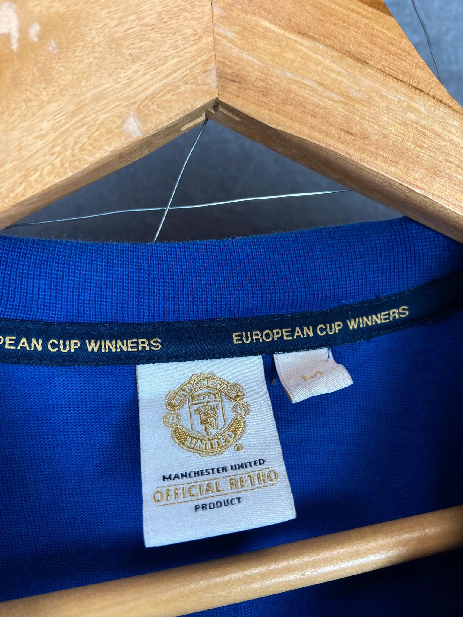 Adidas Manchester United Wembley – Blue Football Shirt M Size US M / EU 48-50 / 2 - 3 Thumbnail