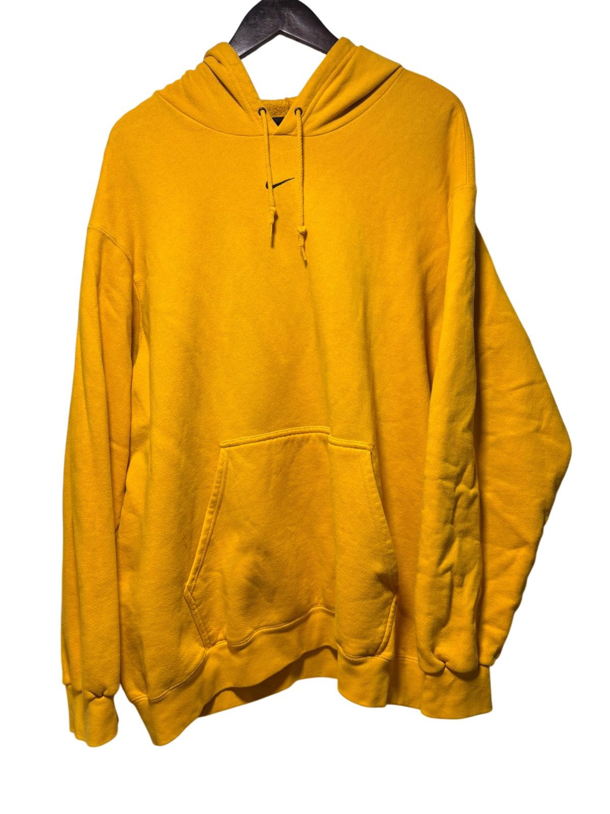 Nike Vintage Y2K Nike Center Swoosh Hoodie Mens XL MUSTARD Size US XL / EU 56 / 4 - 1 Thumbnail