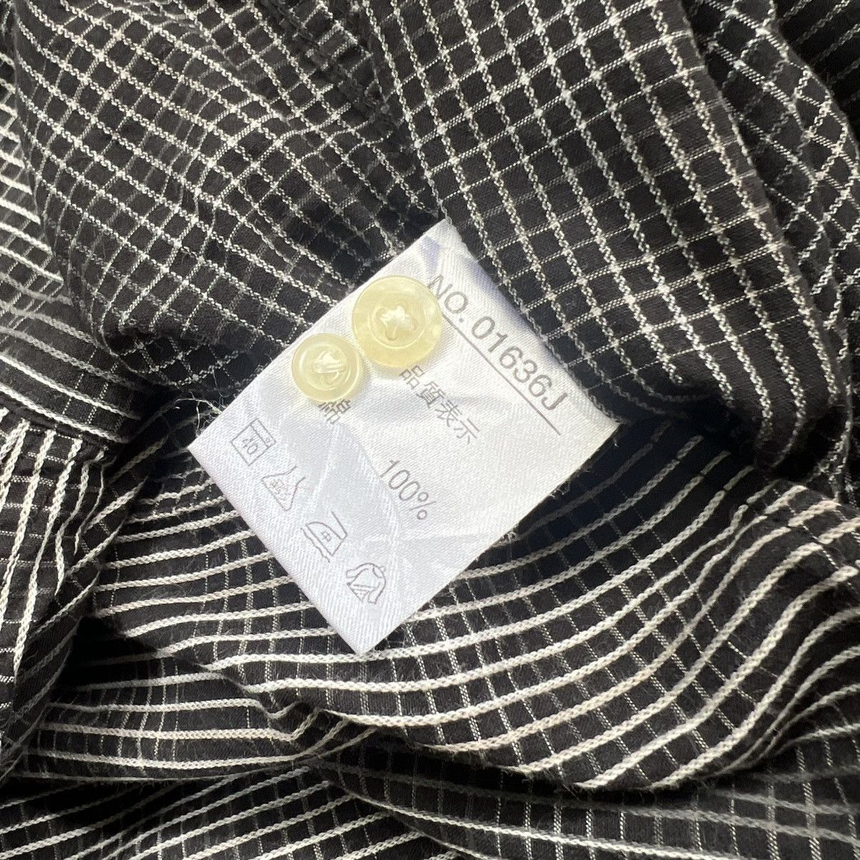 Yohji Yamamoto Vintage Sacsny by Yohji Yamamoto Gingham Long Sleeve Shirt Size US XL / EU 56 / 4 - 7 Thumbnail