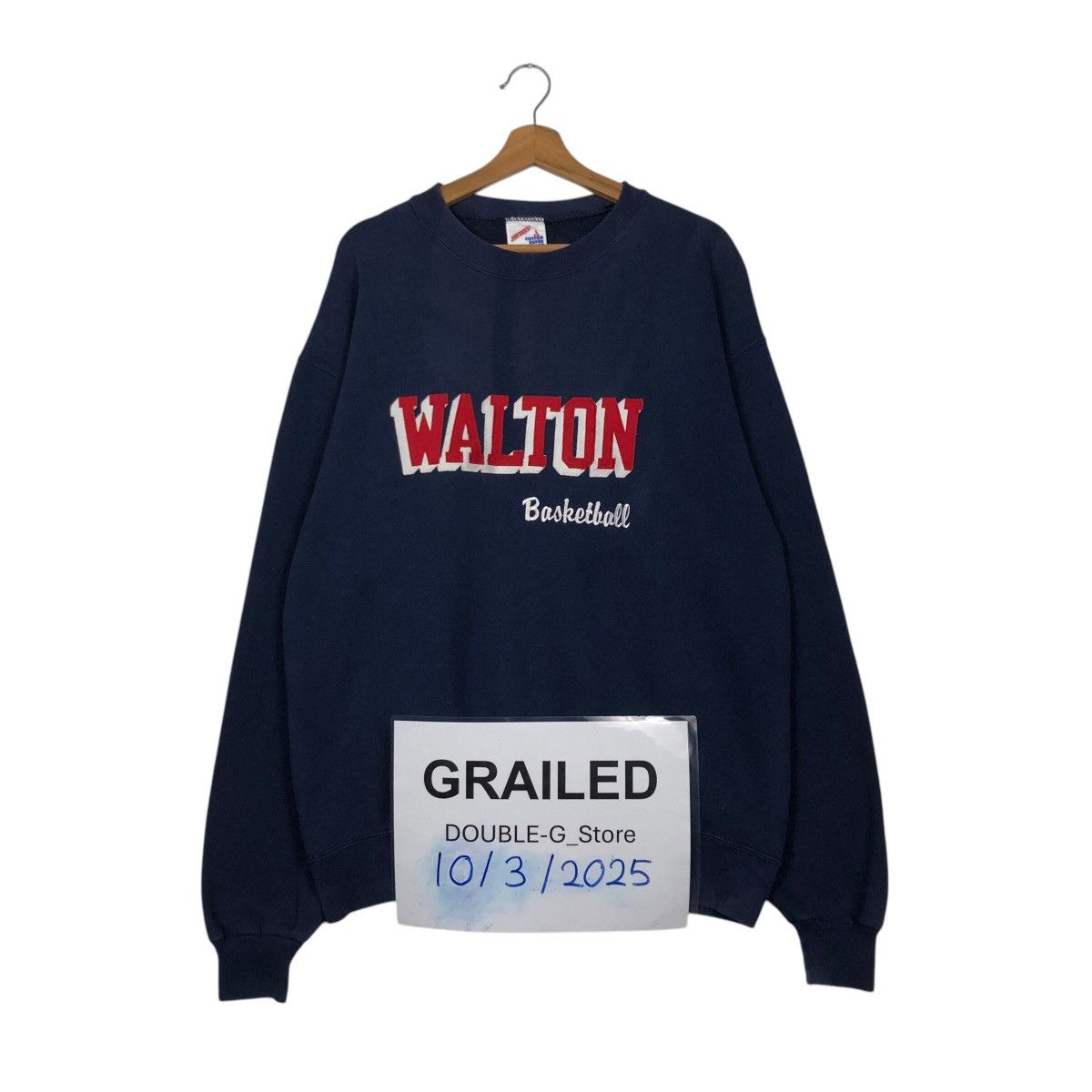 Japanese Brand × Vintage 📌Vintage Sweatshirt Crewneck Walton Basketball Big Logo Usa Size US L / EU 52-54 / 3 - 1 Thumbnail