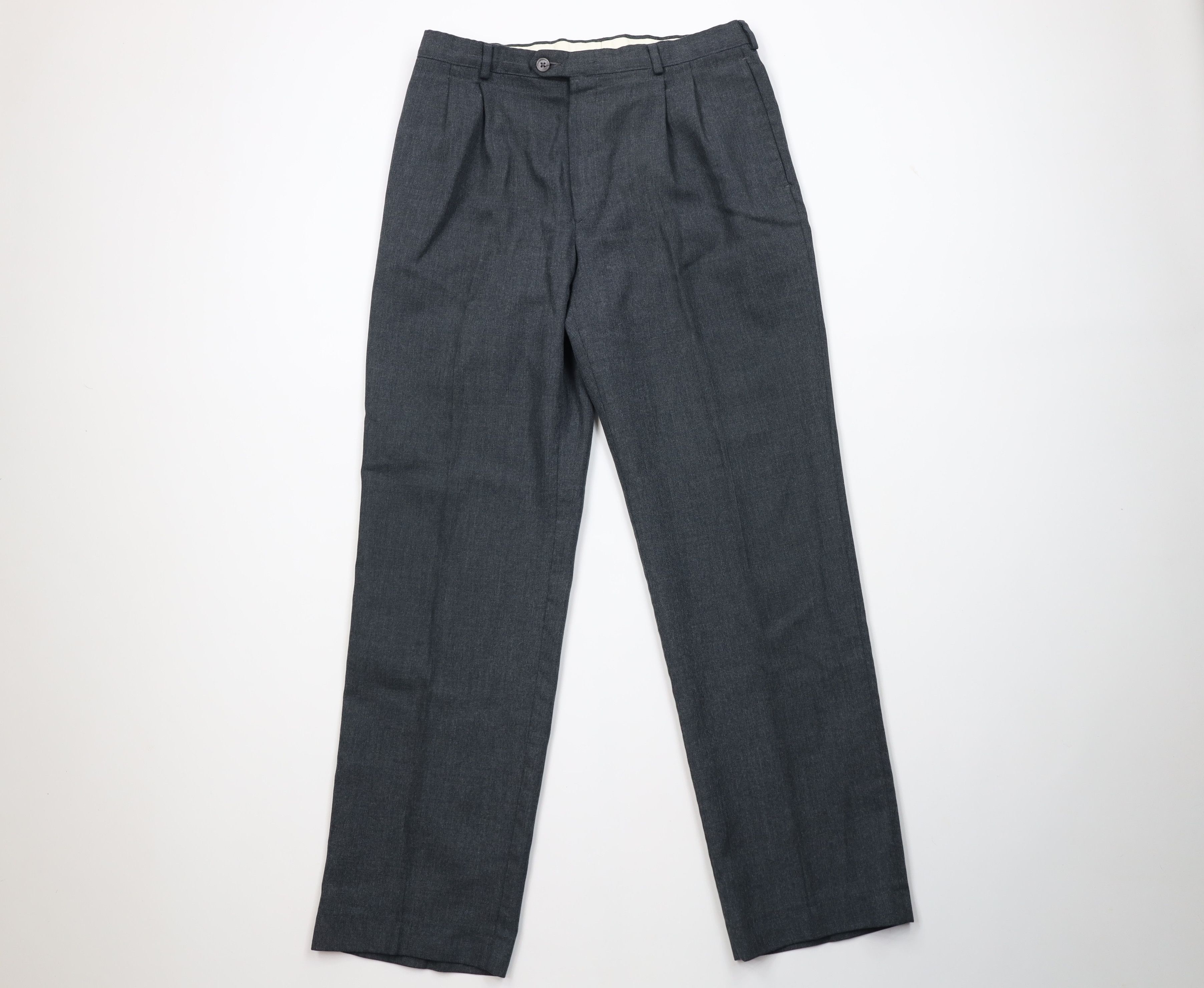 Vintage Vintage 90s Streetwear Wool Blend Straight Leg Chino Pants Size US 30 / EU 46 - 1 Thumbnail