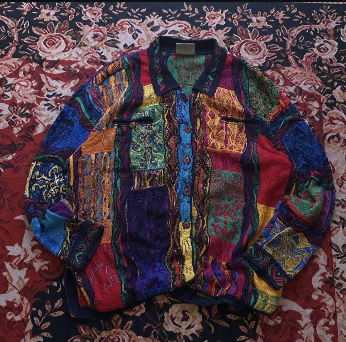 Coogi Rare Coogi Buttondown Sweater Size US L / EU 52-54 / 3 - 7 Thumbnail