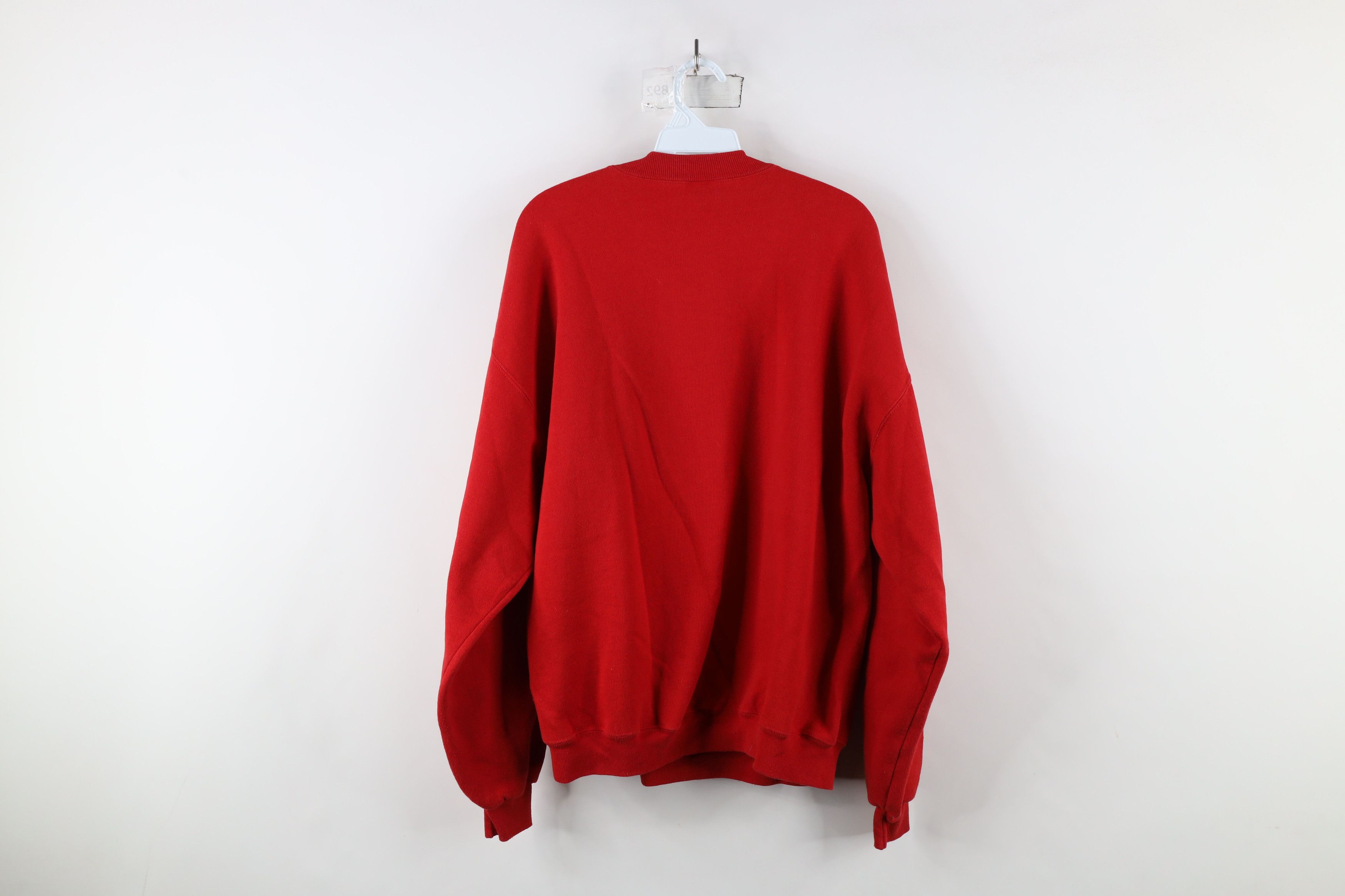 Vintage Vintage 90s Streetwear Motorcycle Flames USA Flag Sweatshirt Size US XL / EU 56 / 4 - 8 Thumbnail