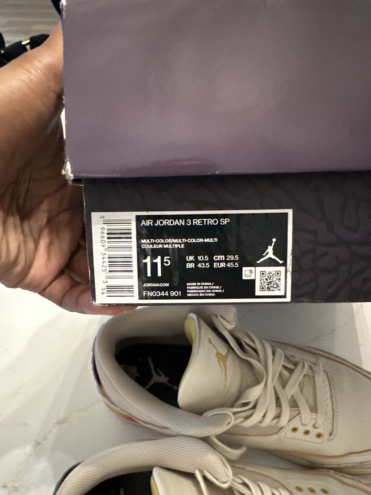 Jordan Brand Jay balvin 3s Size US 11.5 / EU 44-45 - 1 Thumbnail