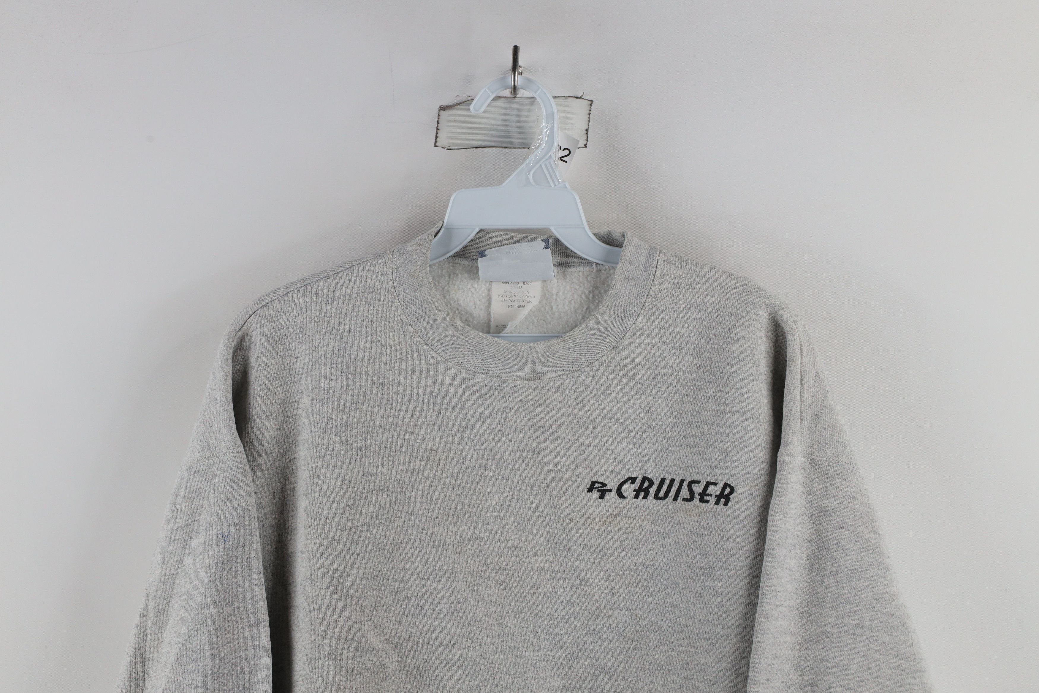 Vintage Vintage Y2K Chrysler Spell Out PT Cruiser Sweatshirt Gray Size US M / EU 48-50 / 2 - 2 Thumbnail