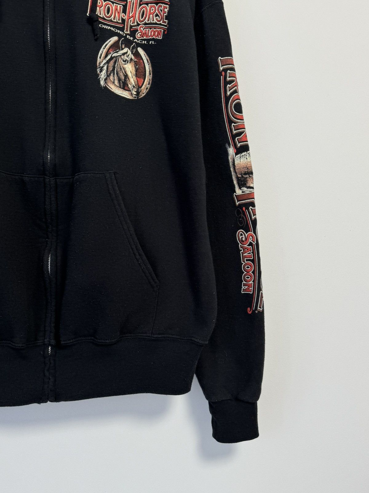 Iron Horse 2009 Bike week Zip hoodie Vintage