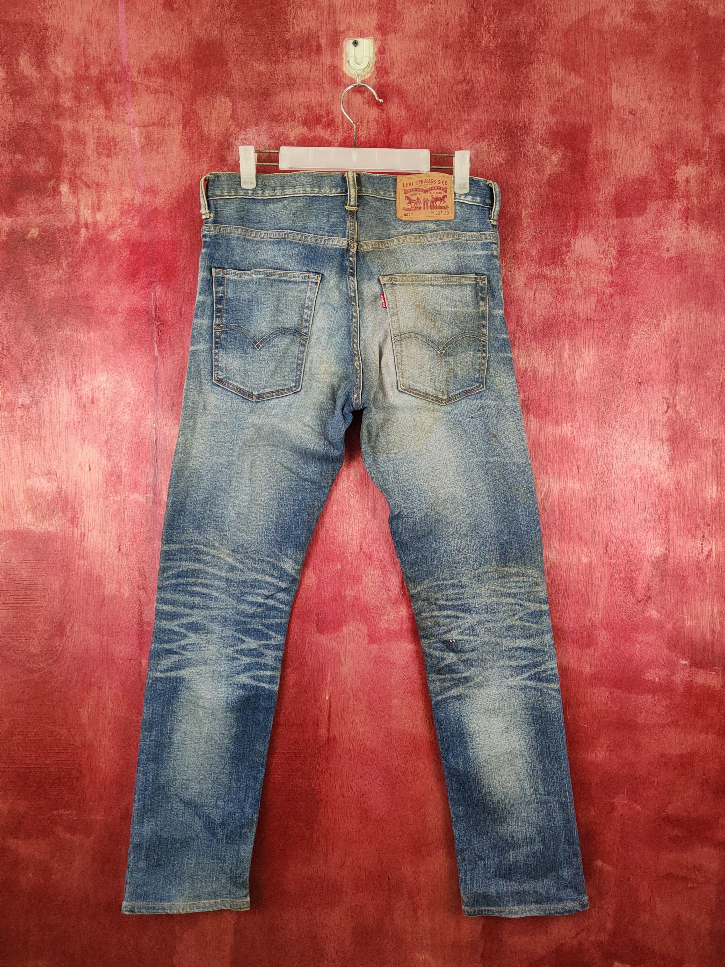 Levi's Levi's Blue Faded Distressed Ripped Jeans #S1837 Size US 31 - 8 Thumbnail