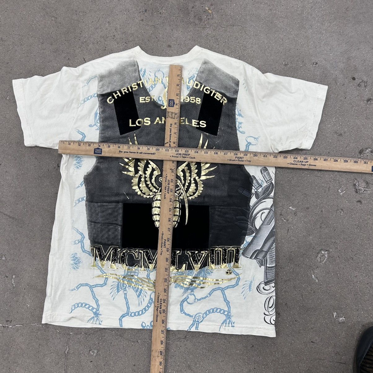 Christian Audigier Vintage Christian Audigier Los Angeles American Tshirt Size US XL / EU 56 / 4 - 7 Thumbnail