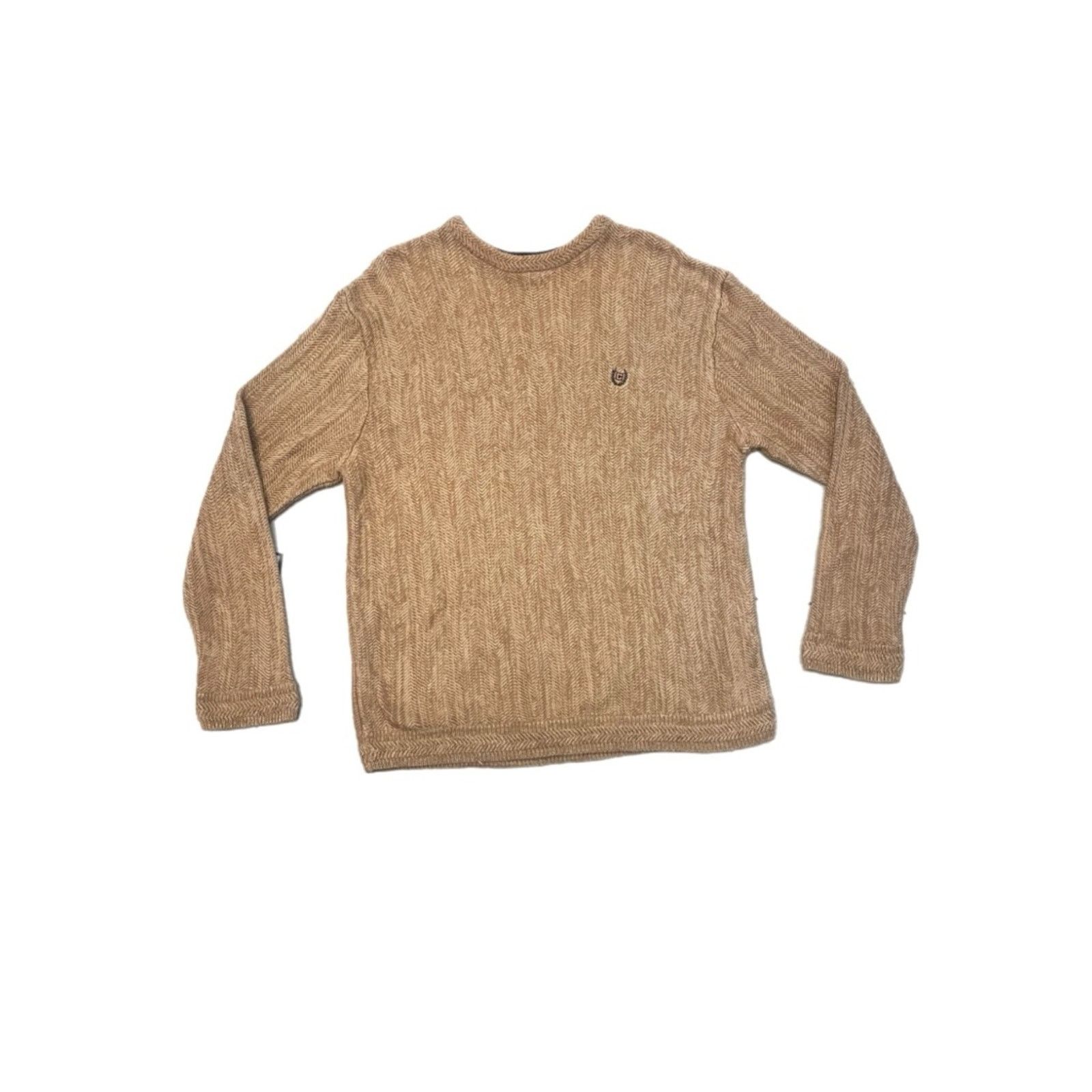 Chaps Chaps Tan Knit long sleeve Sweater Size US L / EU 52-54 / 3 - 1 Thumbnail