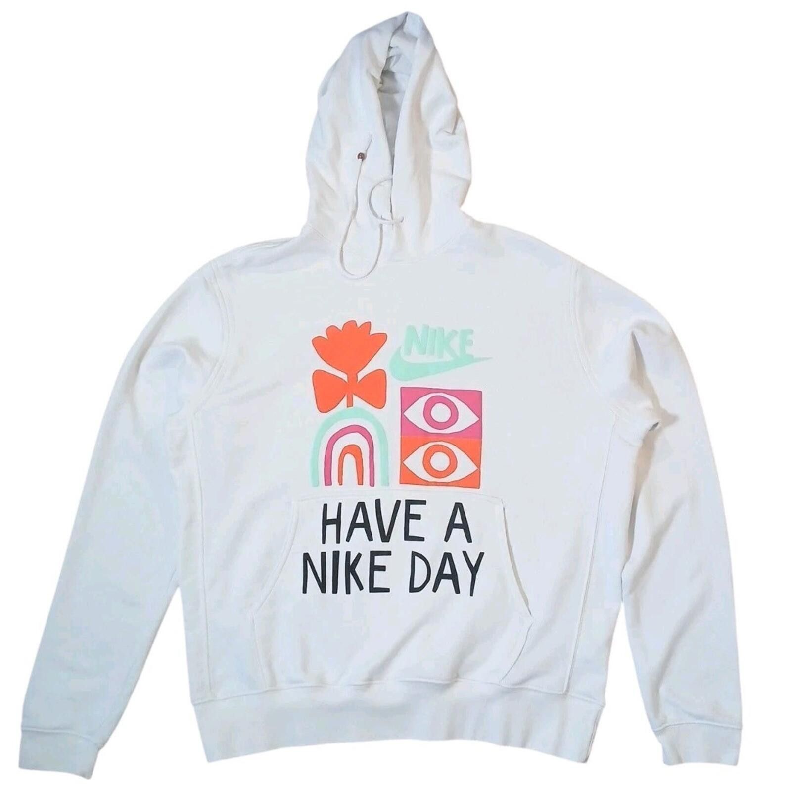 Nike NIKE Have A Nike Day Mens Large French Terry Pullover Hoodie Size US L / EU 52-54 / 3 - 1 Thumbnail