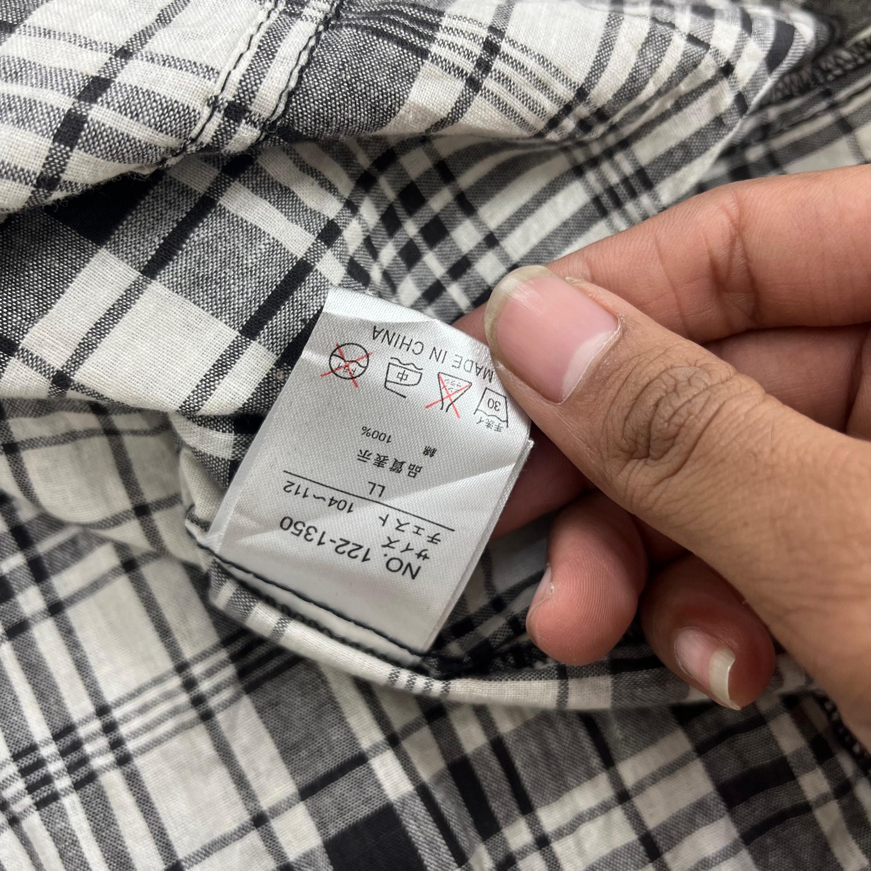 In The Attic 2000s In The Attic Plaid Grunge Gothic Punk Lgb Style Shirt Size US L / EU 52-54 / 3 - 12 Thumbnail