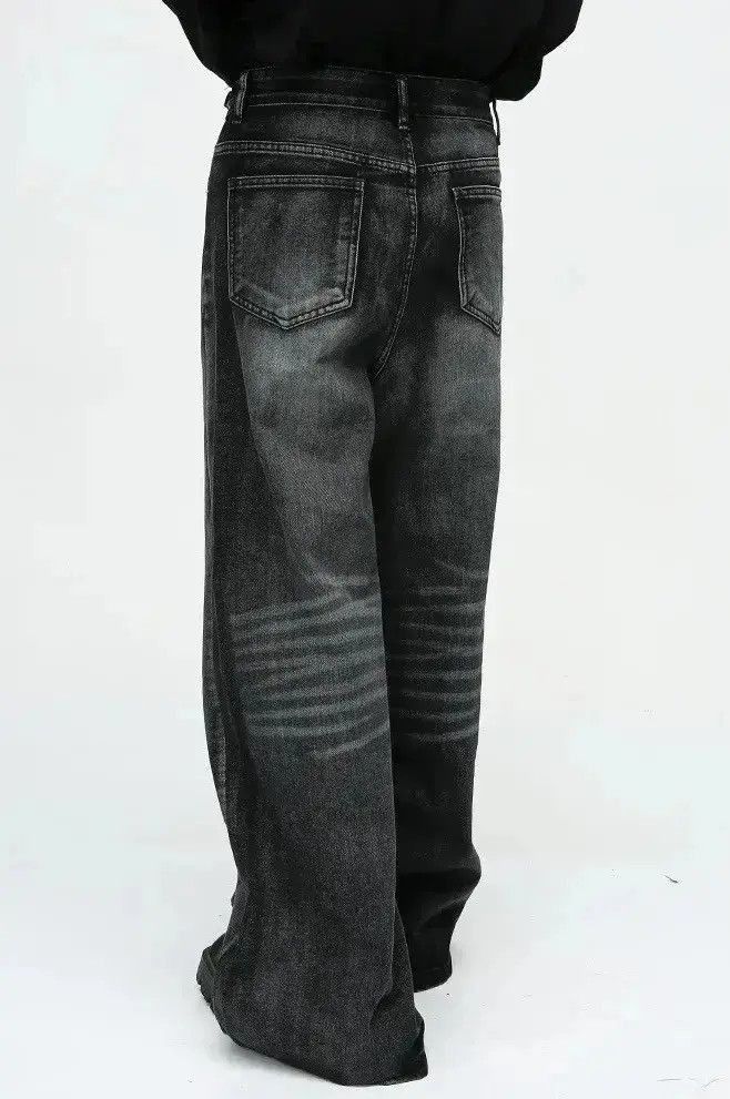 Japanese Brand Streetwear Straight Tube Wide Leg y2k Jeans Pants Size US 30 / EU 46 - 5 Thumbnail