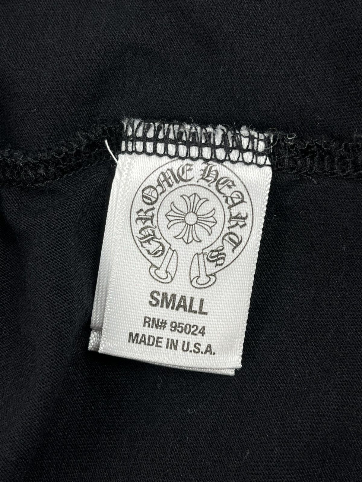 Chrome Hearts Chrome Hearts Vintage Fleur Horseshoe Logo V Neck Tshirt Size US S / EU 44-46 / 1 - 5 Thumbnail