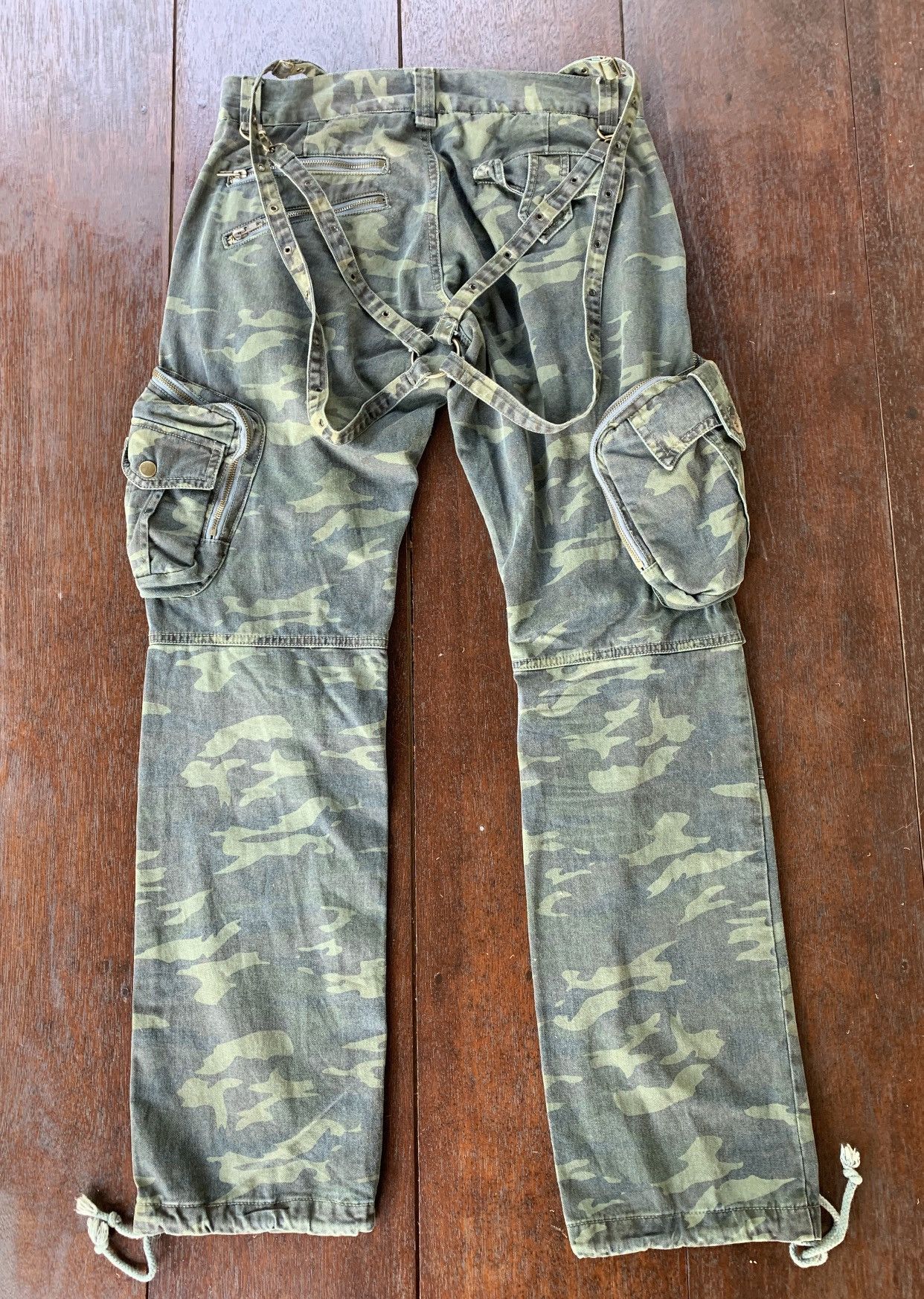Japanese Brand × Seditionaries Bondage BreathMint Japan multi pocket camo cargo pants Size US 33 - 2 Thumbnail
