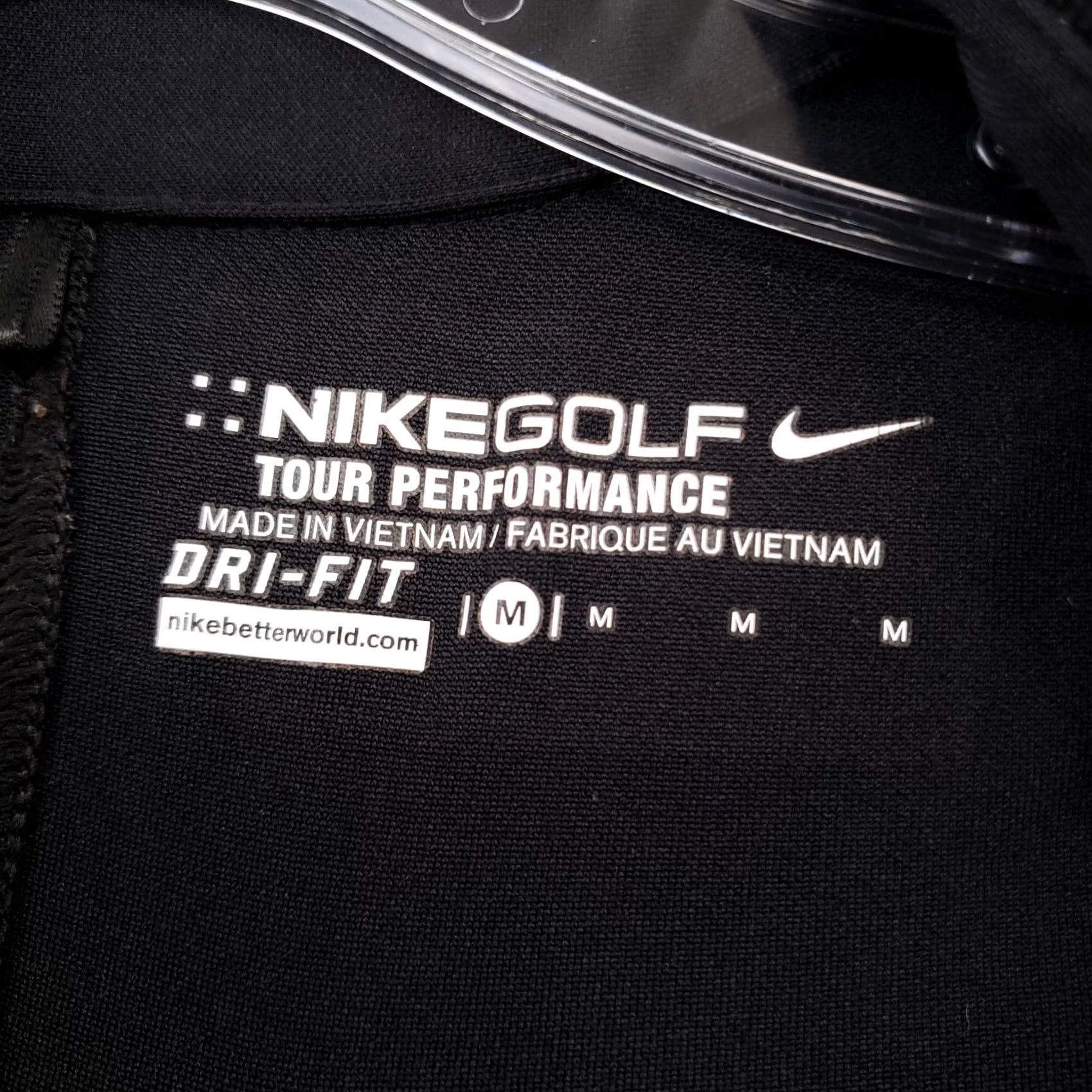 Nike Nike Golf Polo Shirt Womens M Black Tour Performance Dri-Fit Size M / US 6-8 / IT 42-44 - 3 Thumbnail