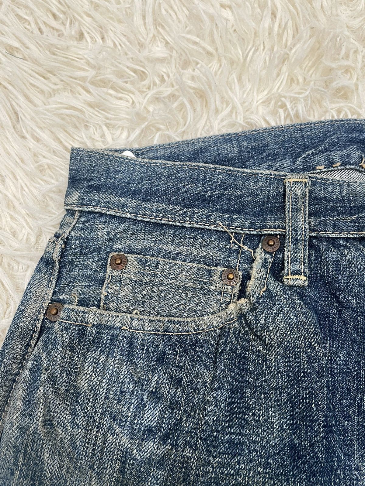 OMNIGOD Bind Offer‼️Vintage Omnigod Selvedge Rusty Denim (24-093) Size US 31 - 5 Thumbnail