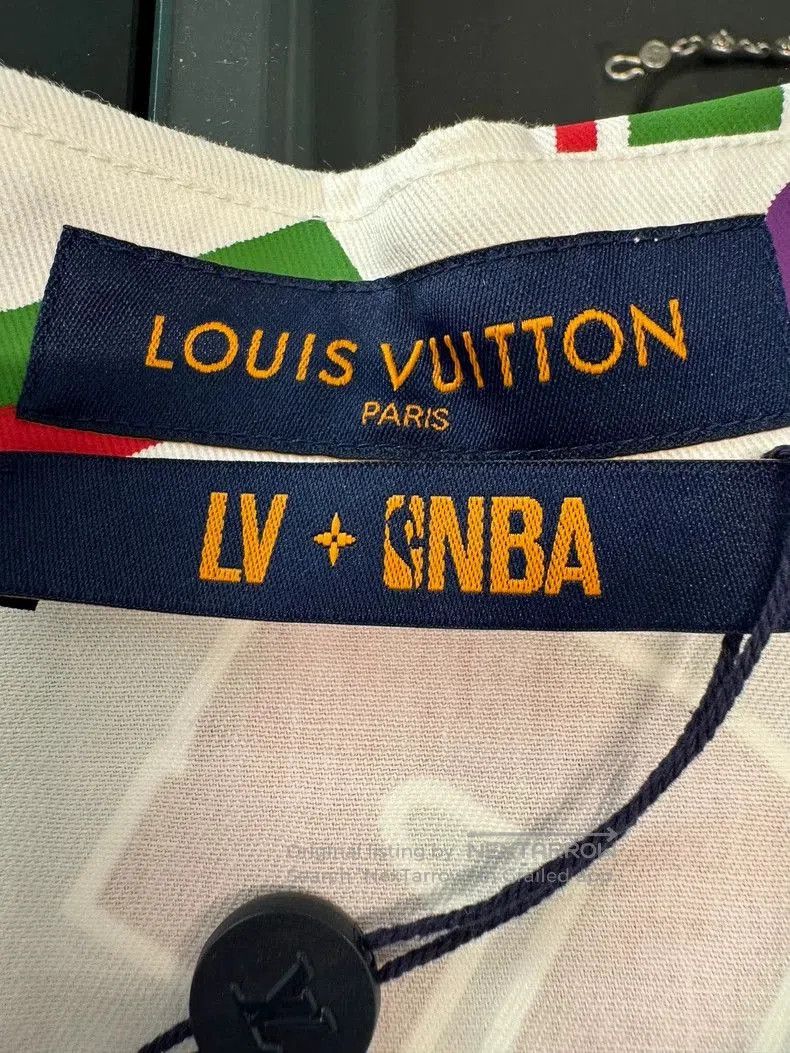 Louis Vuitton Louis Vuitton NBA Graphic Short Sleeve Shirt. Size US XXL / EU 58 / 5 - 4 Thumbnail