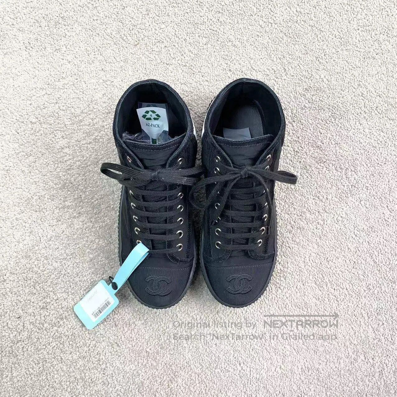 Chanel Chanel Upper double C high-top board shoes| Size US 5.5 / IT 35.5 - 3 Thumbnail