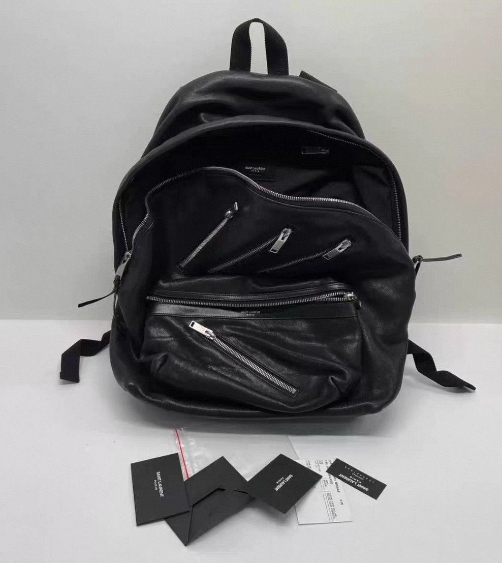 Saint Laurent Paris Saint Laurent Paris Studded Backpack Canvas