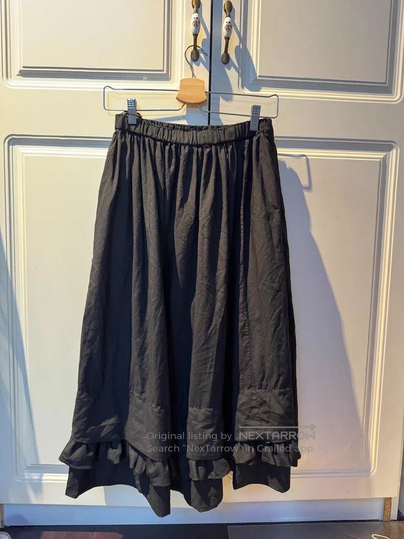 Comme des Garcons Comme des Garcons size S Tiered Black Skirt Size 22" - 2 Thumbnail