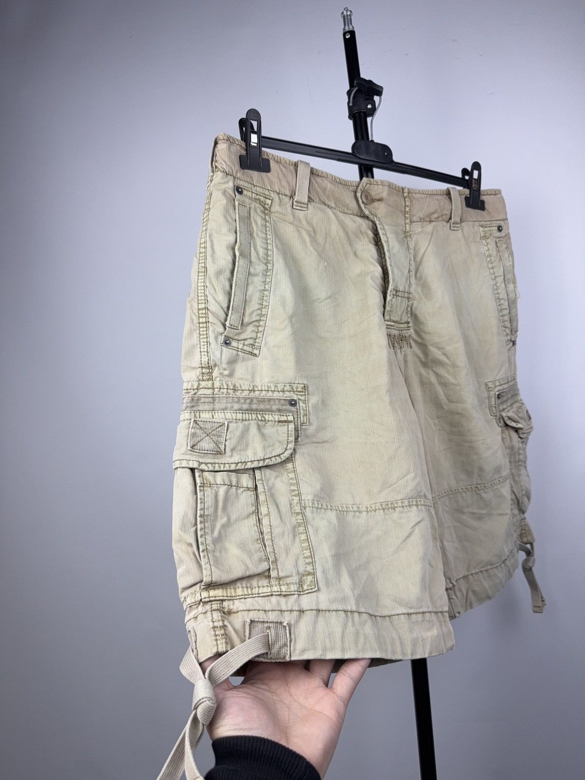 Napapijri Napapijri Cargo Utility Shorts Beige Cotton Outdoor Style Size US 34 / EU 50 - 4 Thumbnail