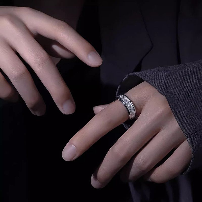 Jewelry Crazy Jewelry Rings Open Size Chrome Ring (Size 7-13) Size ONE SIZE - 4 Thumbnail