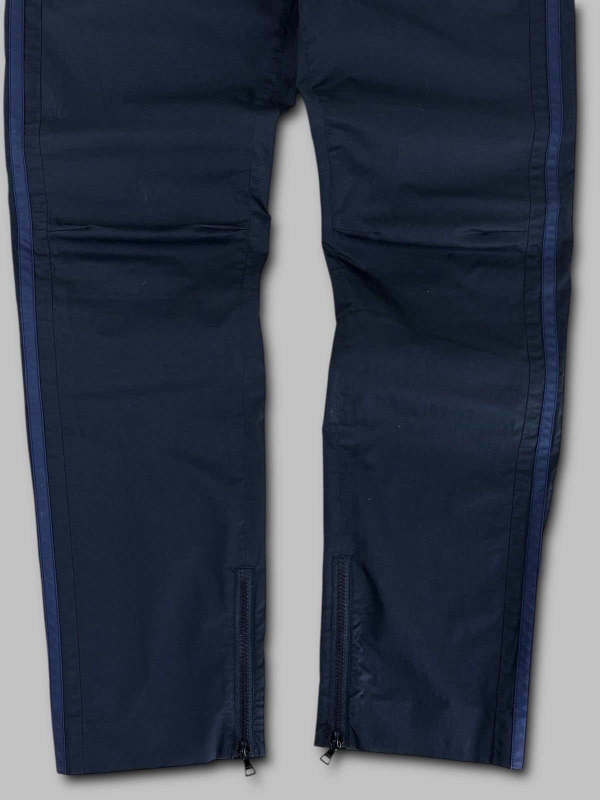 Prada Prada 2000s Black Technical Pants With Blue Sides Stripes Size US 36 / EU 52 - 4 Thumbnail
