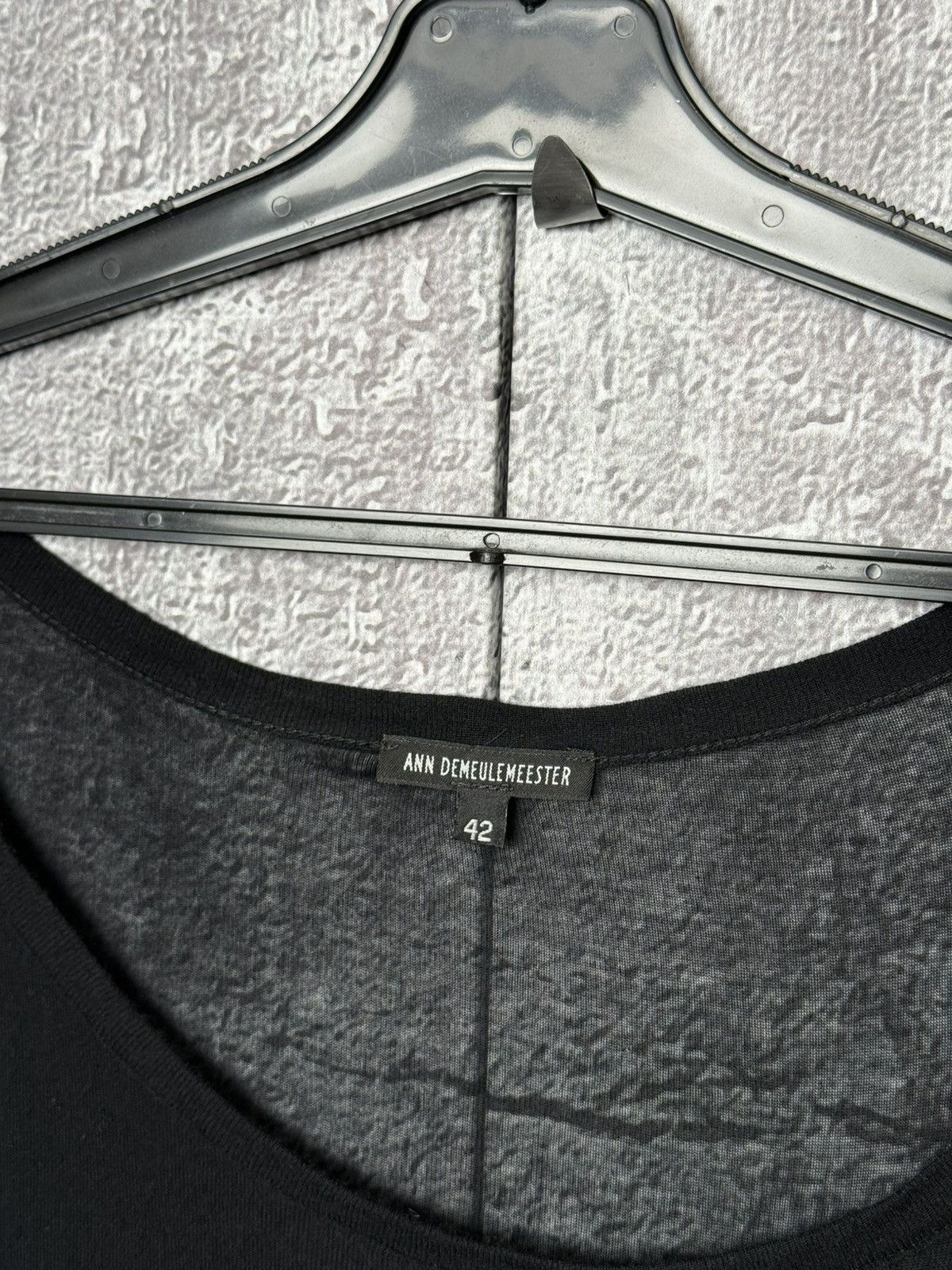Ann Demeulemeester Ann Demeulemeester Avant-Garde Sheer Top Asymmetric Modal Size L / US 10 / IT 46 - 9 Thumbnail