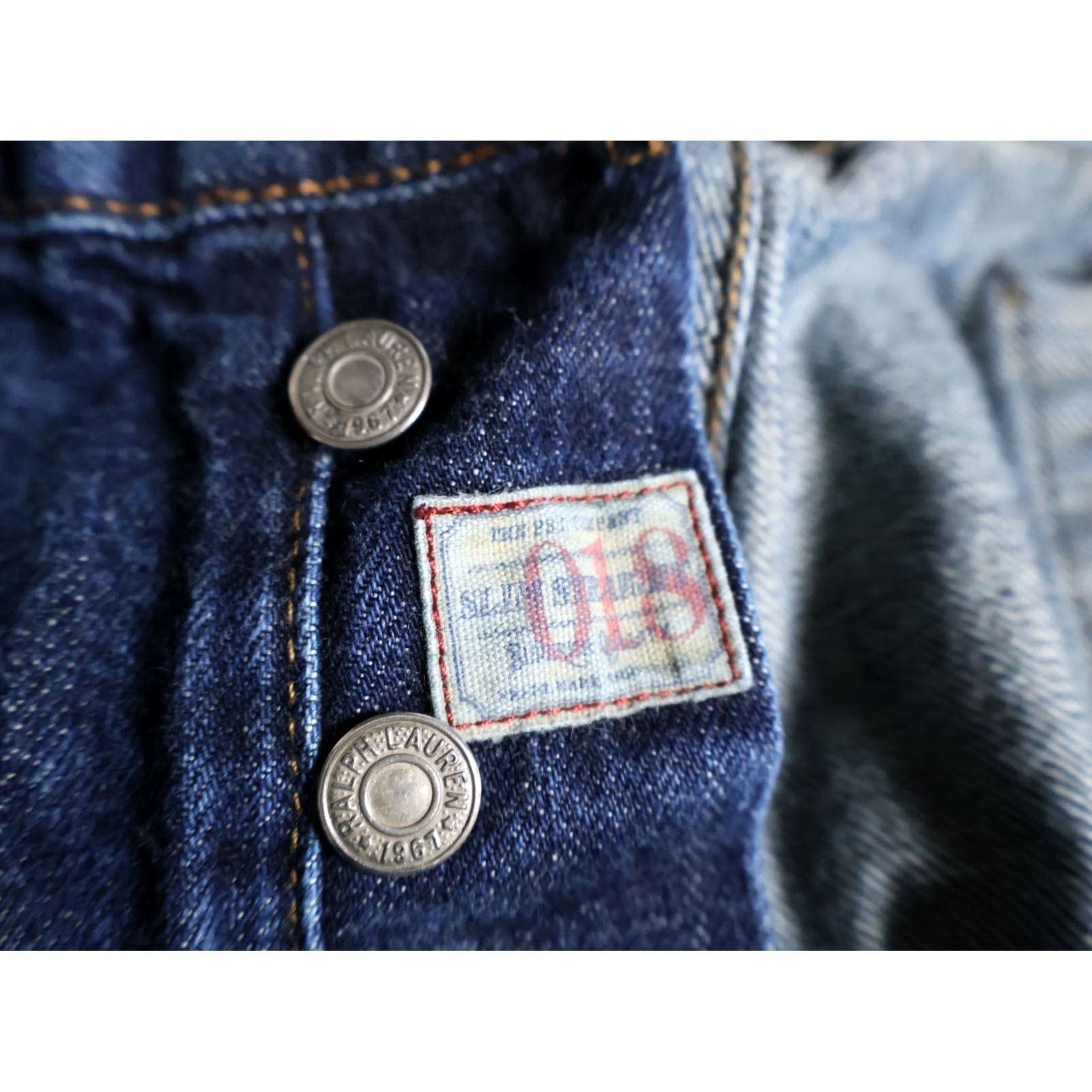 Polo Ralph Lauren Polo Ralph Lauren Jeans Slim Straight 38 x 34 Blue Denim Cotton 5-Pocket Men Regular Vintage: No Size US M / EU 48-50 / 2 - 4 Thumbnail