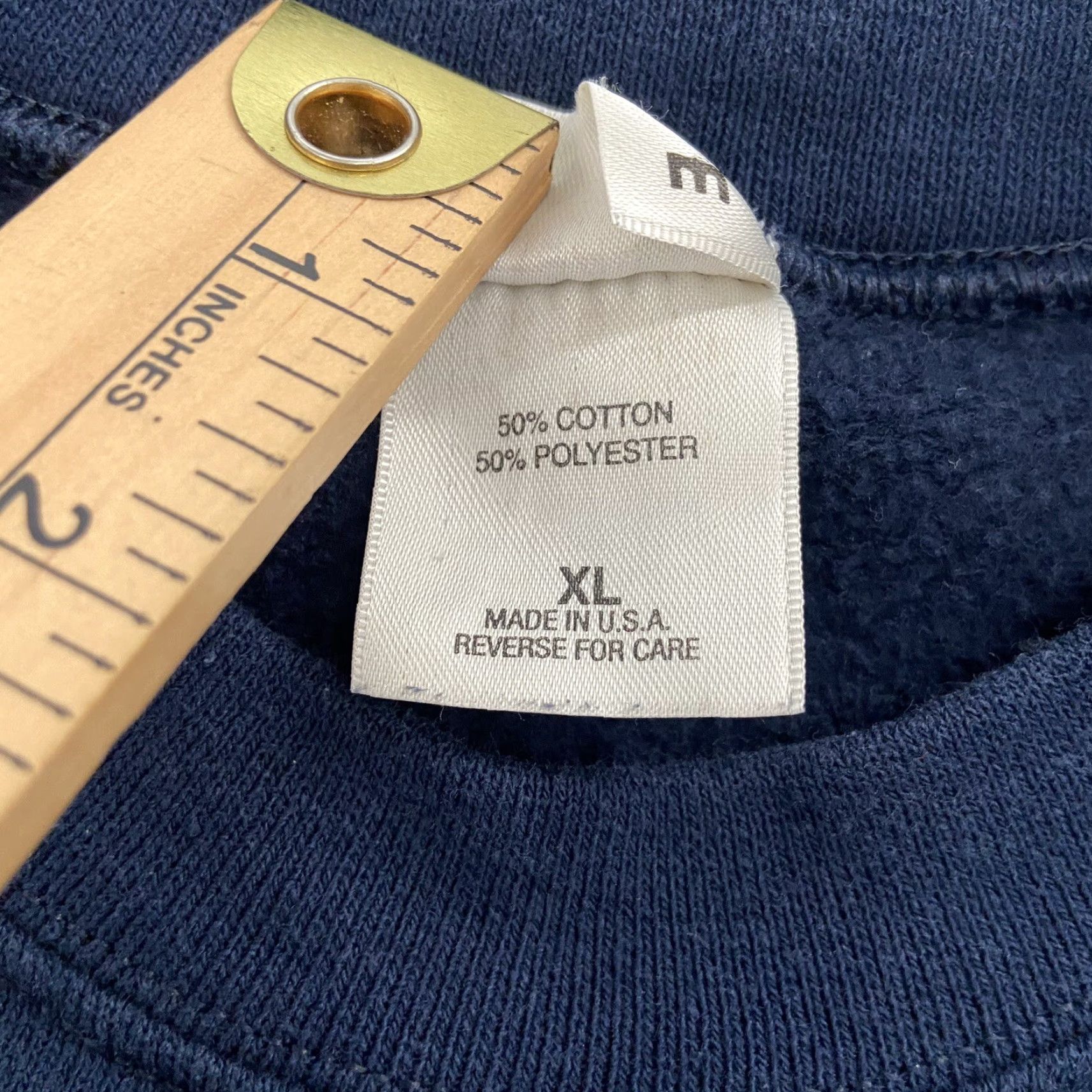 Soffe VINTAGE MJ Soffe Sweater XL Blue United States Navy Mom Women's Pullover Classic Nautical Size XL / US 12-14 / IT 48-50 - 7 Thumbnail