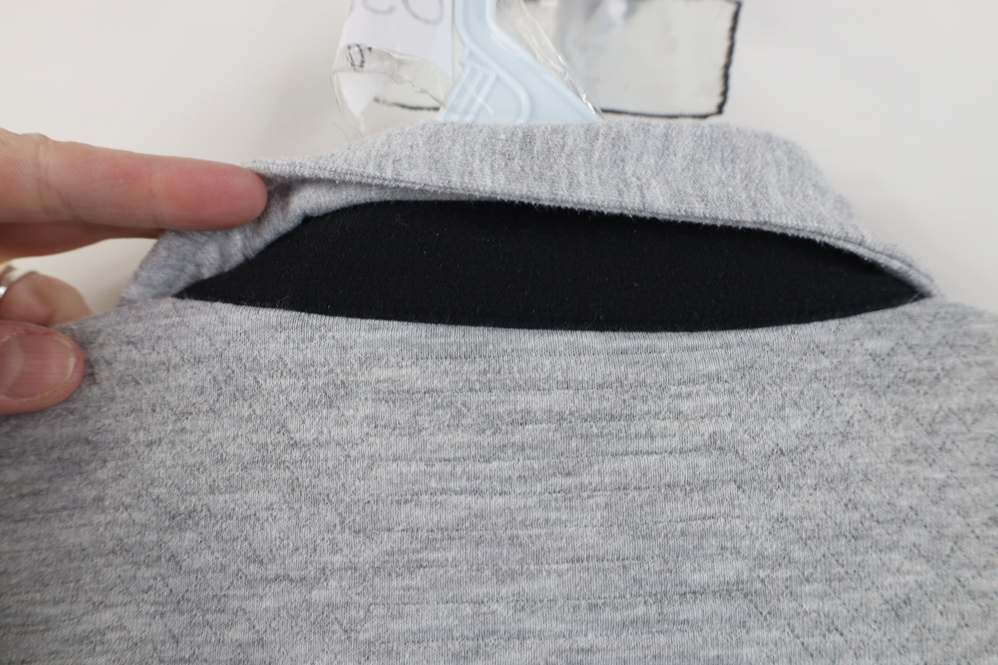 Vintage Vintage 90s Streetwear Collared Pullover Sweatshirt Gray Size US M / EU 48-50 / 2 - 11 Thumbnail