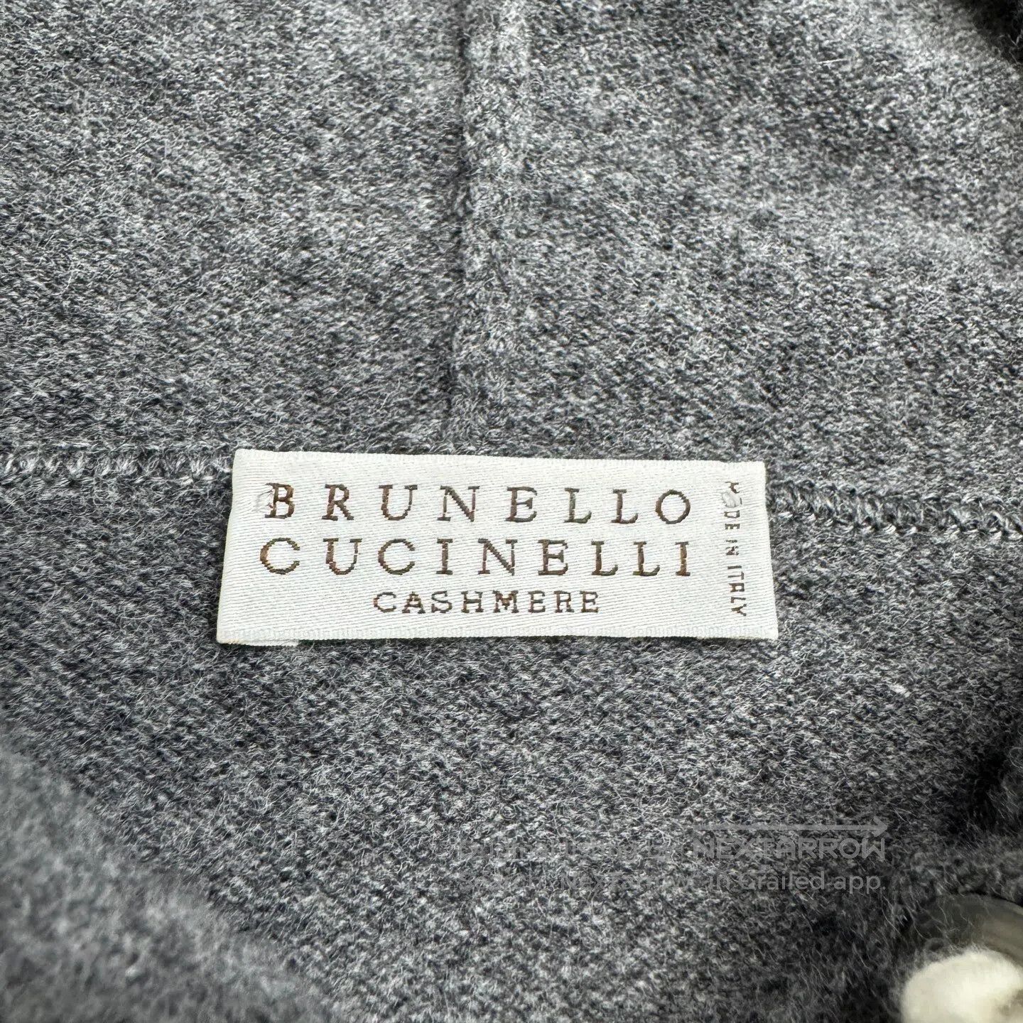 Brunello Cucinelli Brunello Cucinelli Beaded lettered cashmere sweater| Size US M / EU 48-50 / 2 - 4 Thumbnail