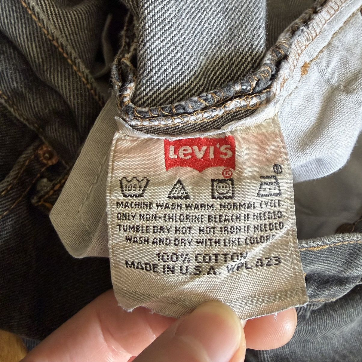 Levi's Vintage Clothing Vintage 90s USA Levi's 501 Black Size US 36 / EU 52 - 3 Thumbnail