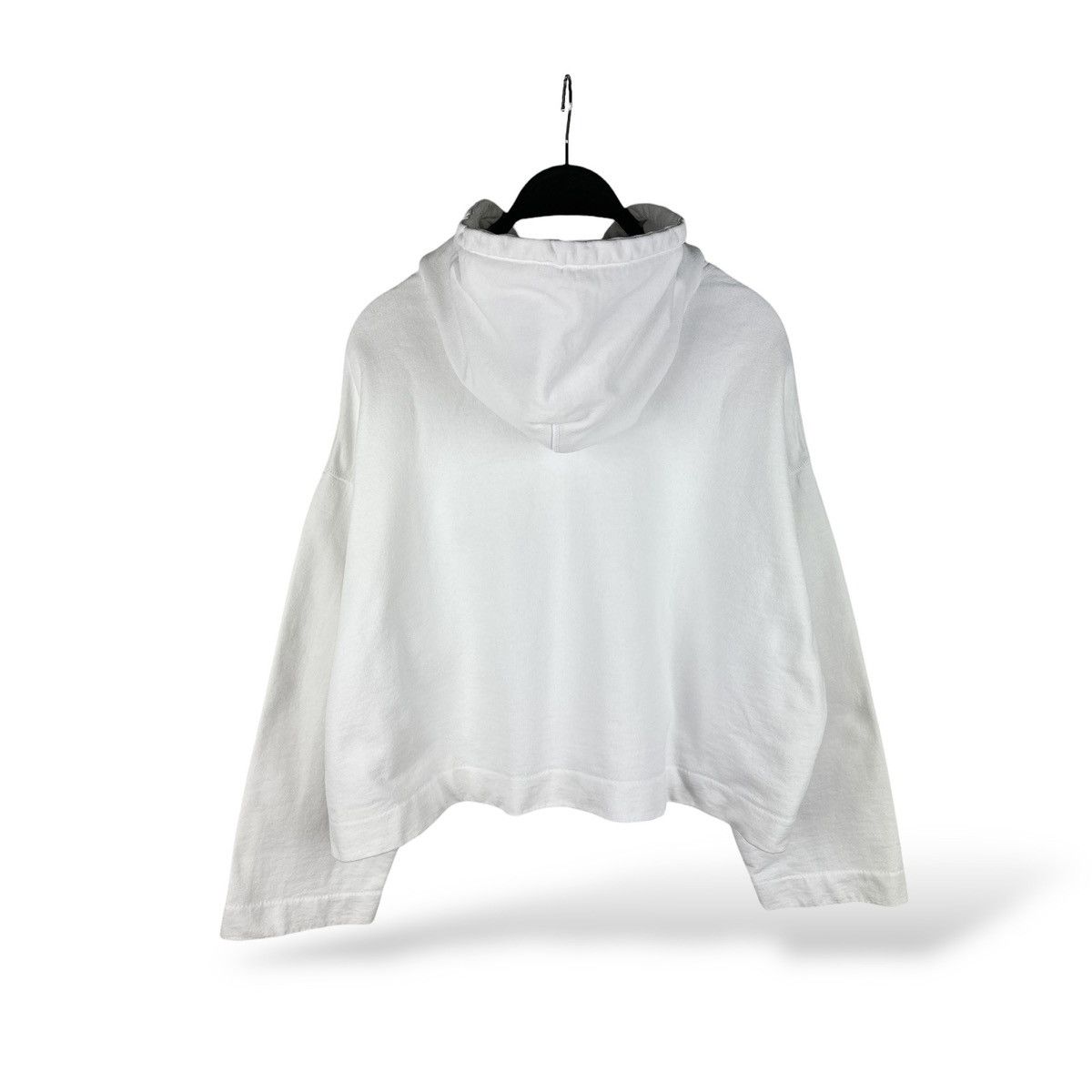 Acne Studios Acne Studios Joghy Embross Cropped Oversized Hoodie White Size XS / US 0-2 / IT 36-38 - 11 Thumbnail