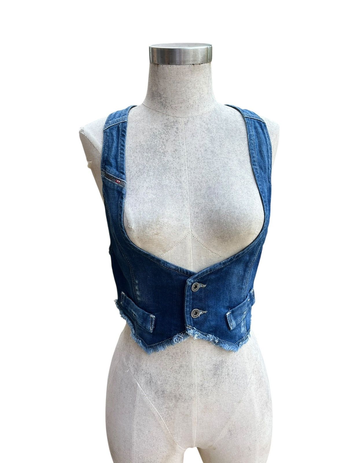Diesel Denim vest Size XS / US 0-2 / IT 36-38 - 1 Thumbnail