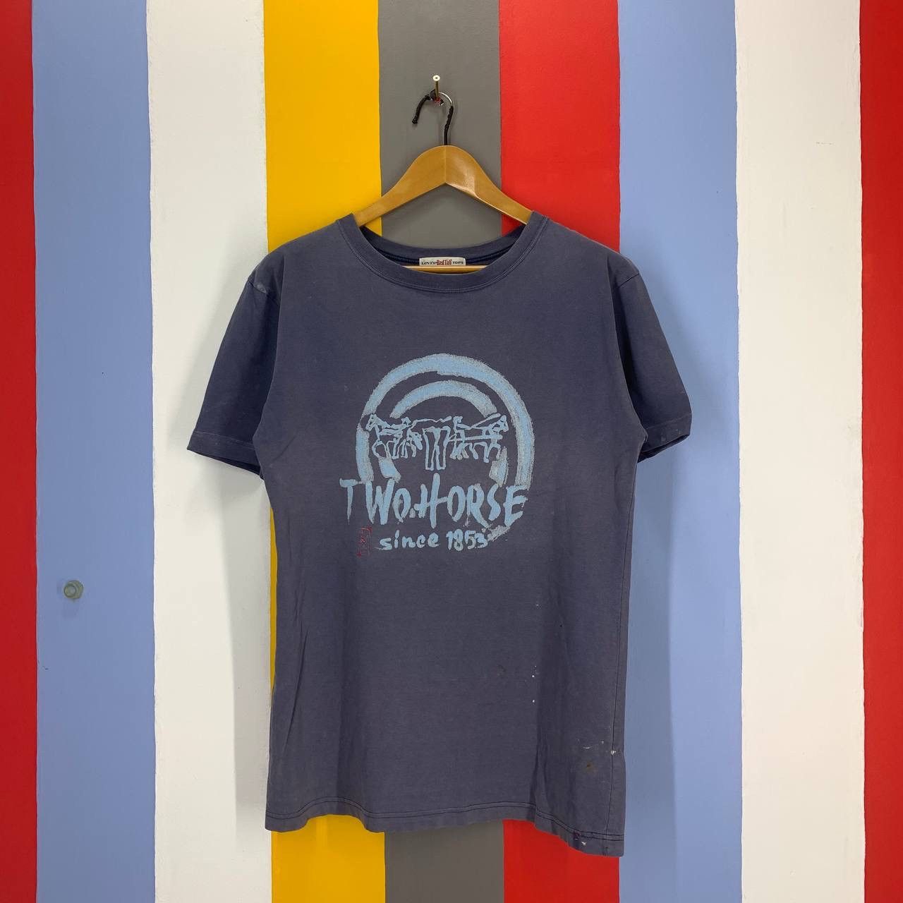 Levi's LEVIS RED TAB Two Horse Crew Neck T Shirt #2244/20 Size US M / EU 48-50 / 2 - 1 Thumbnail